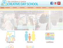 Tablet Screenshot of creativedayschool.net